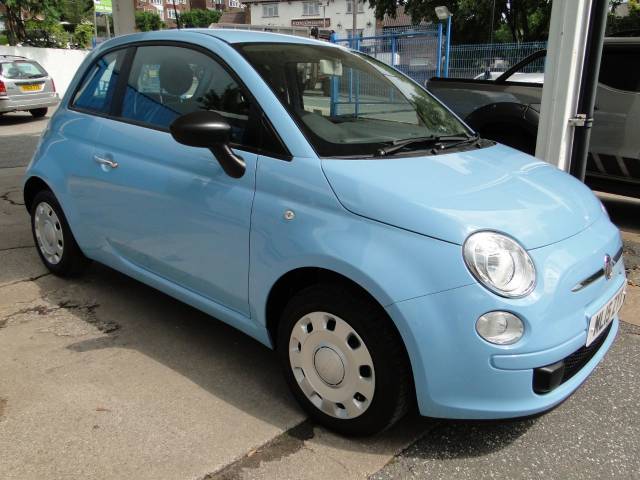 Fiat 500 1.2 Pop 3dr [Start Stop] Hatchback Petrol Blue