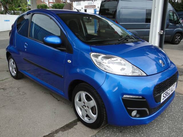 Peugeot 107 1.0 Allure 3dr Hatchback Petrol Blue