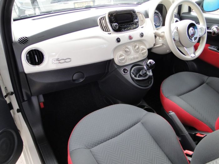 Fiat 500 1.2 Pop 3dr Hatchback Petrol White