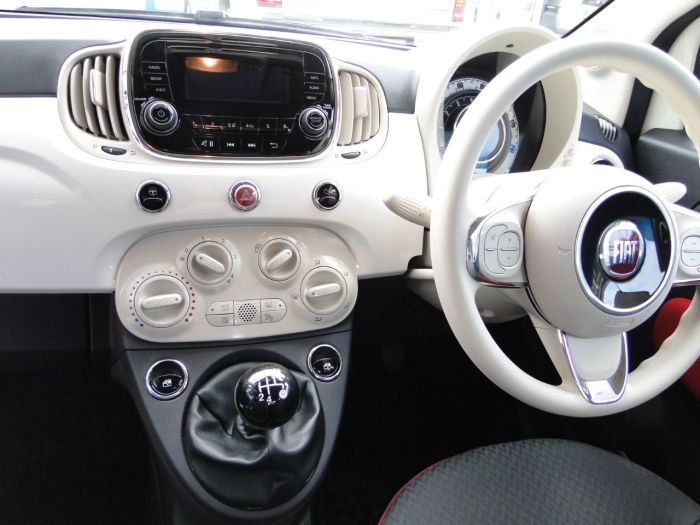 Fiat 500 1.2 Pop 3dr Hatchback Petrol White